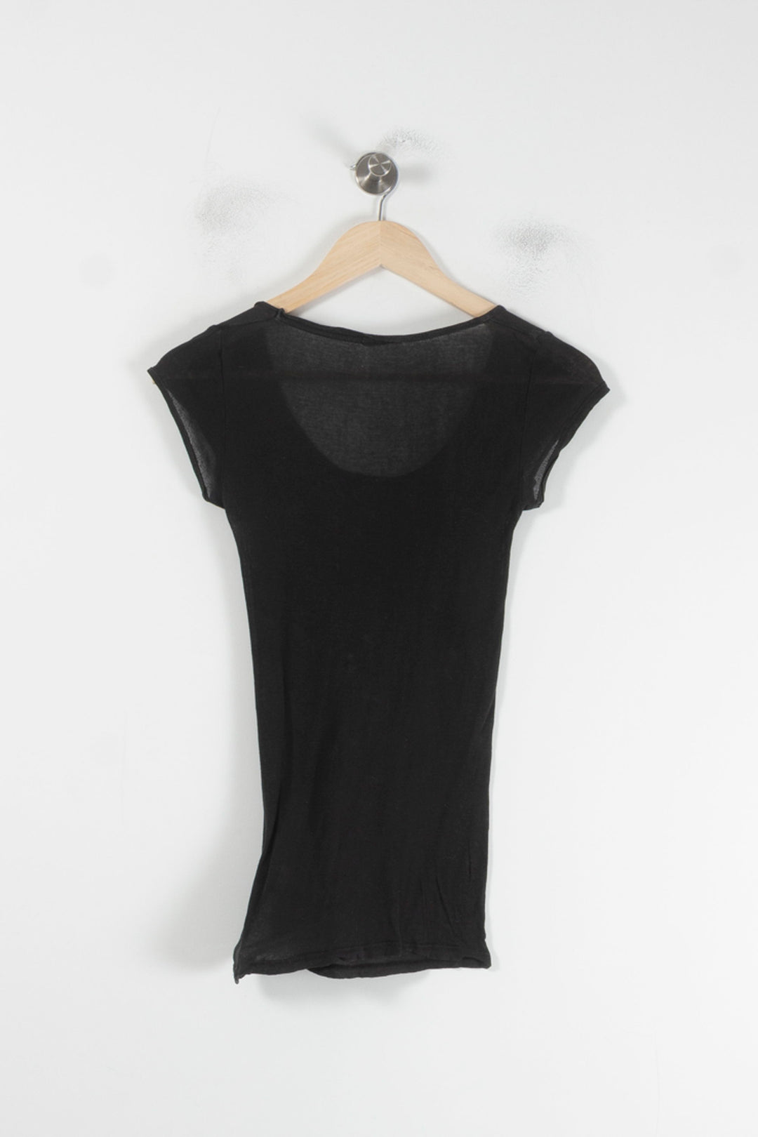 Tee Shirt Noir - Taille XS/34 de la marque American Vintage | PARAD88024 - Vendu par Paradigme - Image 4