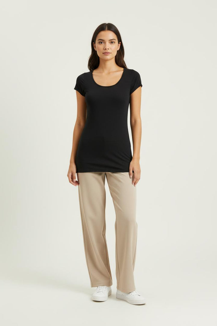 Tee Shirt Noir - Taille XS/34 de la marque American Vintage | PARAD88024 - Vendu par Paradigme - Image 1