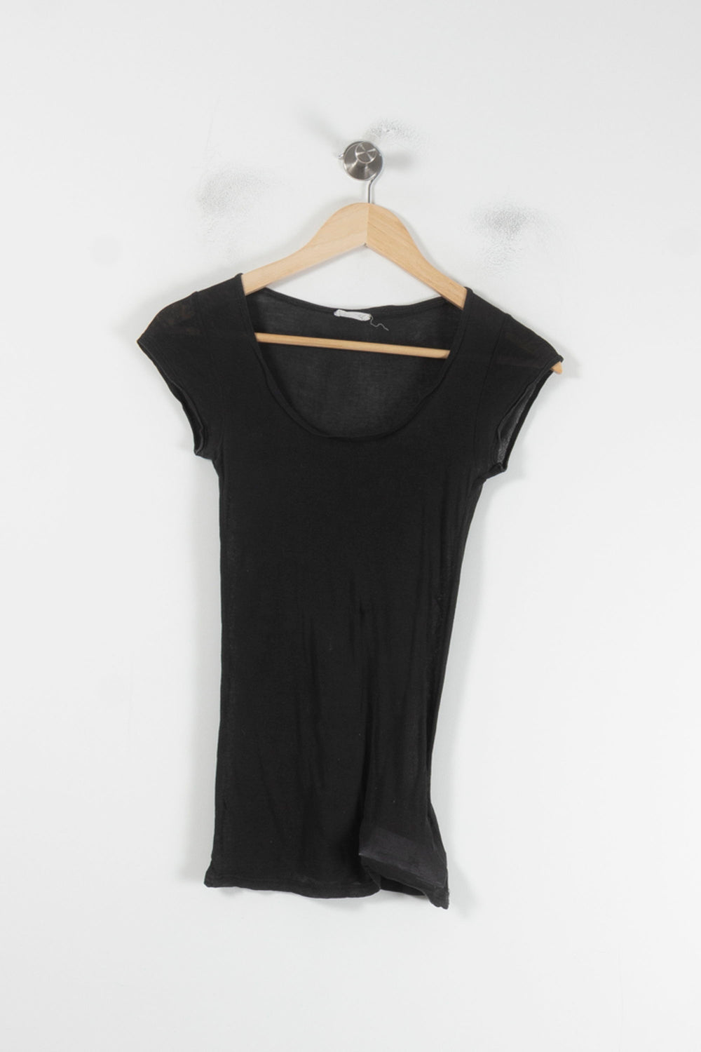 Tee Shirt Noir - Taille XS/34 de la marque American Vintage | PARAD88024 - Vendu par Paradigme - Image 2