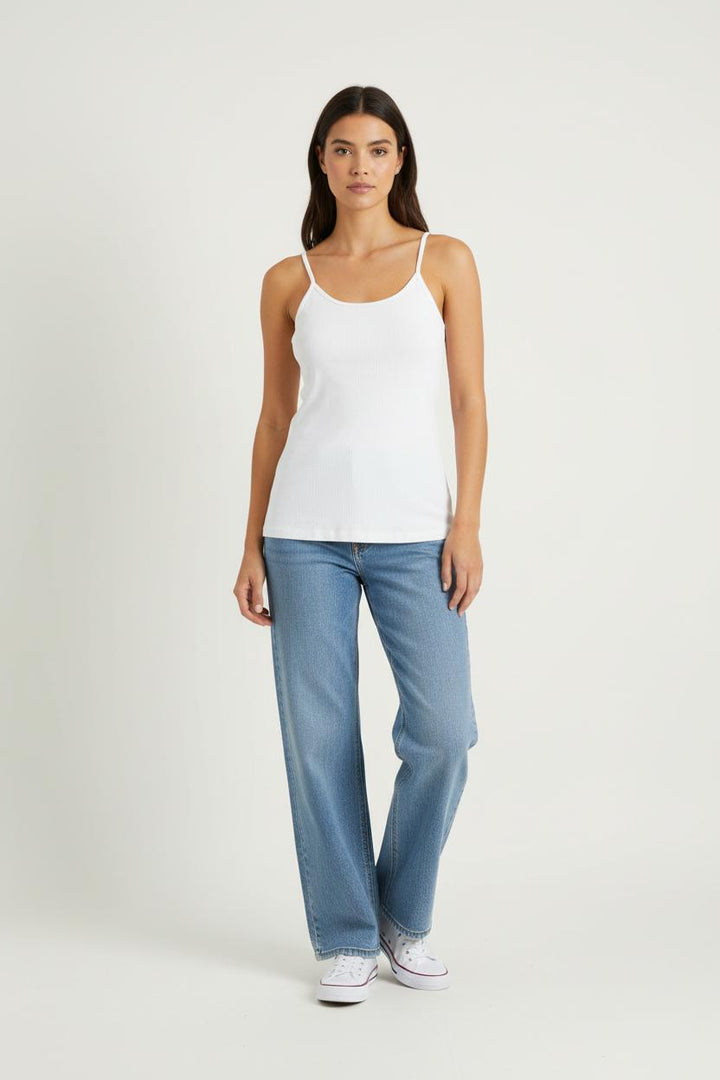 Débardeur Blanc - Taille XS/34 de la marque American Vintage | PARAD88027 - Vendu par Paradigme - Image 1