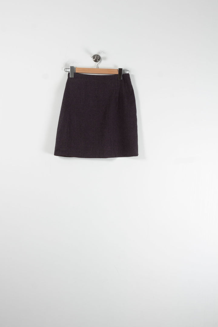 Jupe Portefeuille Violette - Taille S/36 de la marque Soi Paris | PARAD88030 - Vendu par Paradigme - Image 4