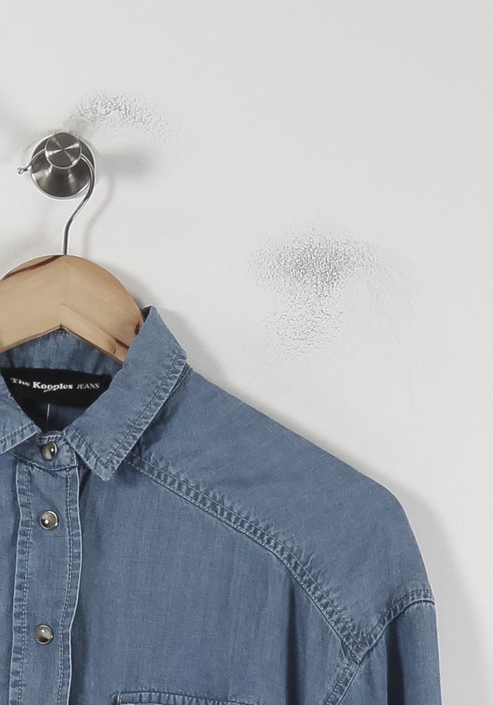Chemise en Jean Bleue - Taille XS/34 de la marque The Kooples - Sport | PARAD88049 - Vendu par Paradigme - Image 3