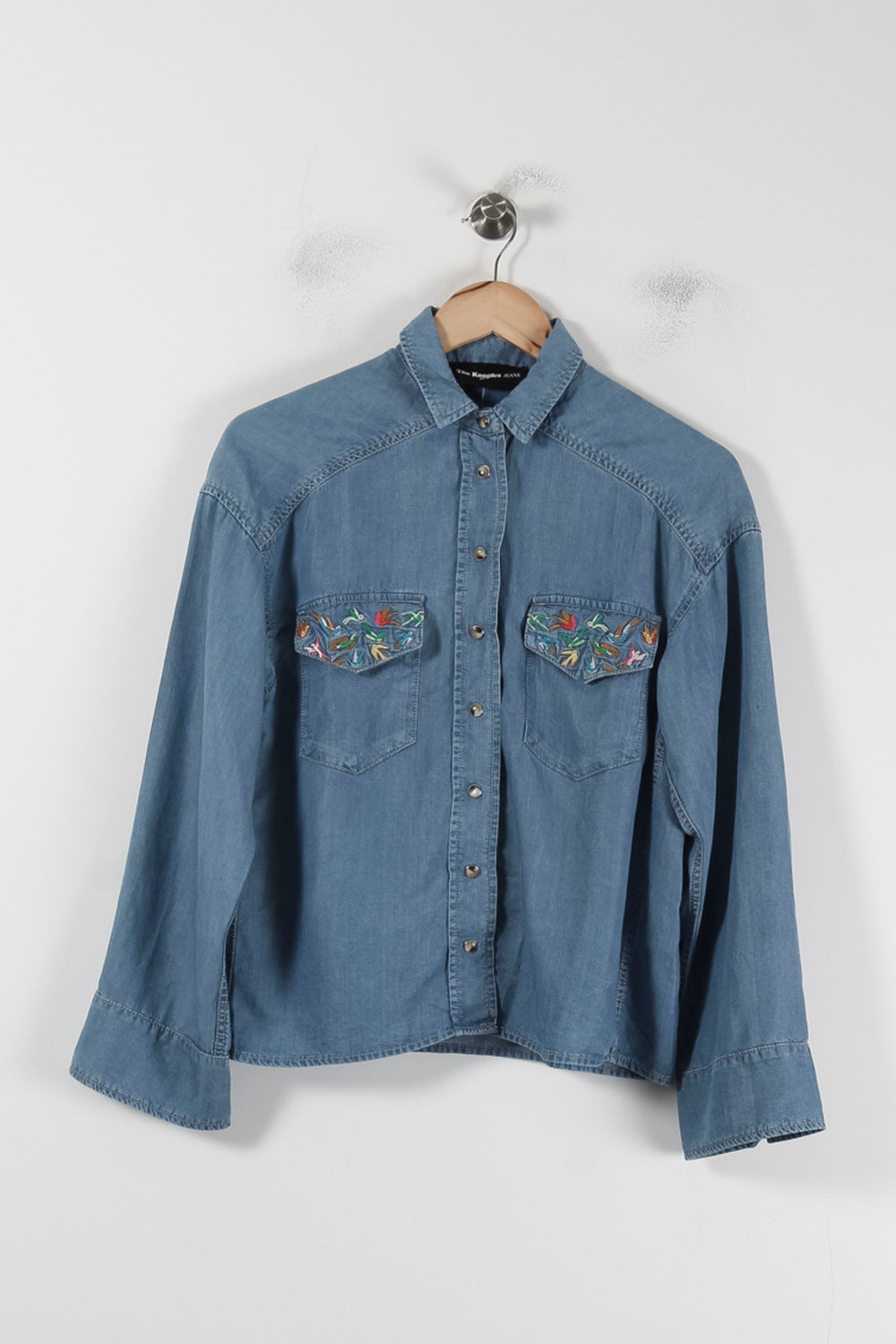 Chemise en Jean Bleue - Taille XS/34 de la marque The Kooples - Sport | PARAD88049 - Vendu par Paradigme - Image 2