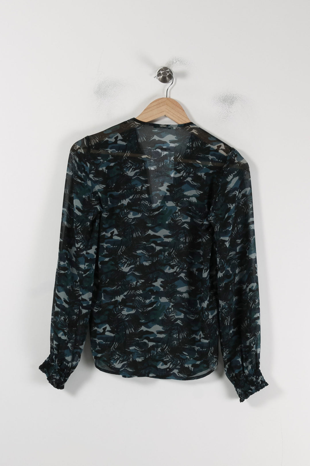 Blouse Bleue et Noire - Taille XS/34 de la marque IKKS | PARAD88054 - Vendu par Paradigme - Image 4