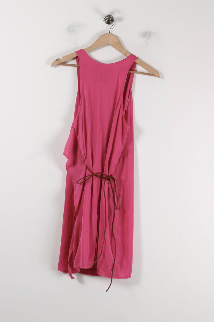 Robe Midi Rose - Taille XS/34 de la marque Acne Studios | PARAD88056 - Vendu par Paradigme - Image 4