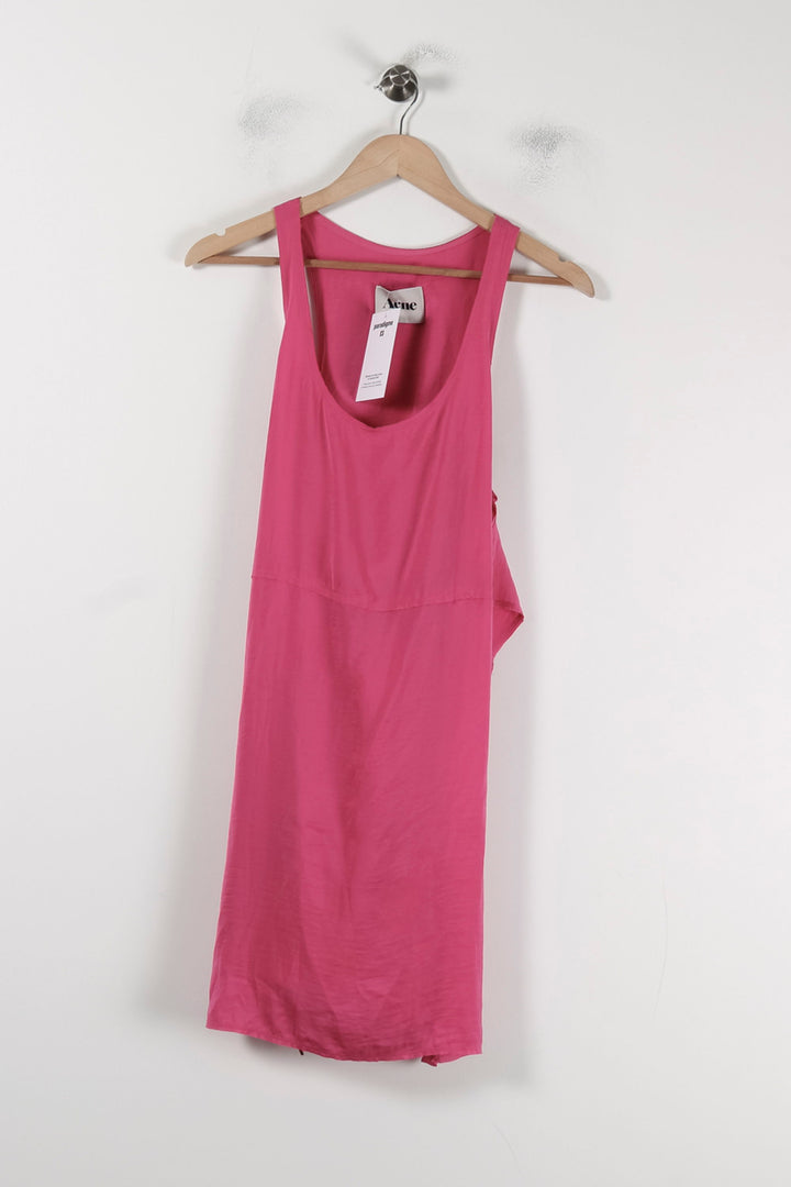 Robe Midi Rose - Taille XS/34 de la marque Acne Studios | PARAD88056 - Vendu par Paradigme - Image 2