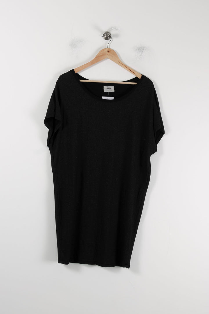 Robe Midi Noire - Taille M/38 de la marque Acne Studios | PARAD88058 - Vendu par Paradigme - Image 2