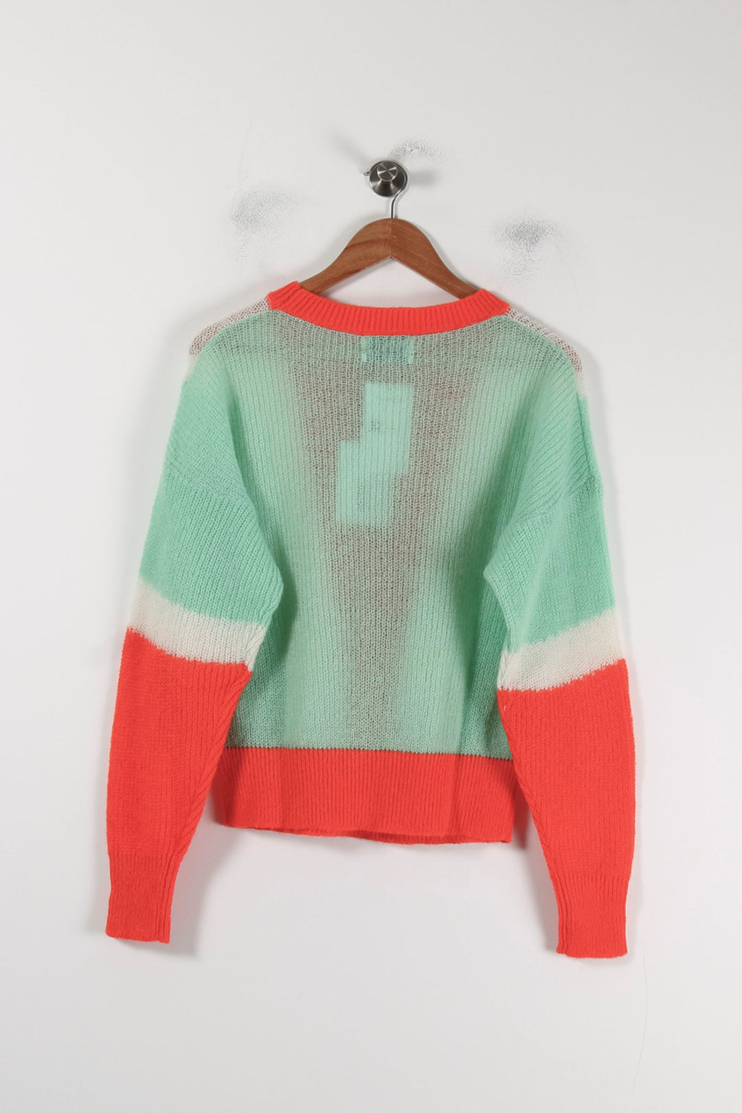 Pull Rouge et Vert - Taille S/36 de la marque Essentiel Antwerp | PARAD88061 - Vendu par Paradigme - Image 4