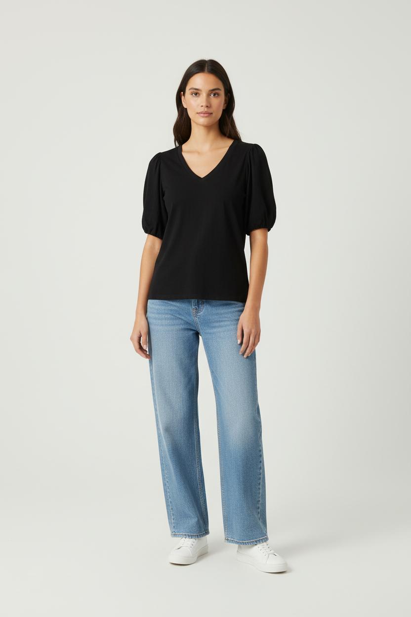 Tee-shirt Noir - Taille S/36 de la marque Grace & Mila | PARAD88072 - Vendu par Paradigme - Image 1