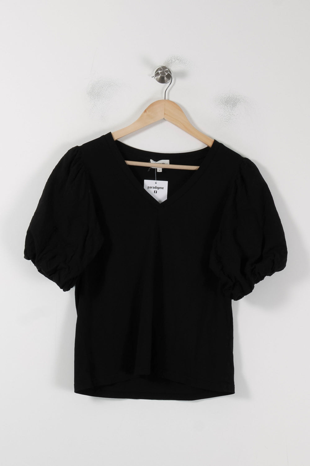 Tee-shirt Noir - Taille S/36 de la marque Grace & Mila | PARAD88072 - Vendu par Paradigme - Image 2