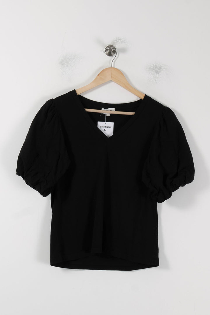 Tee-shirt Noir - Taille S/36 de la marque Grace & Mila | PARAD88072 - Vendu par Paradigme - Image 2