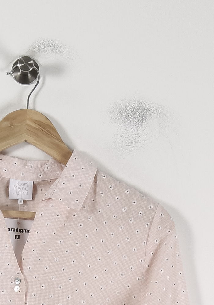 Chemise Rose à Pois Blancs - Taille S/36 de la marque Karl Marc John | PARAD88075 - Vendu par Paradigme - Image 3