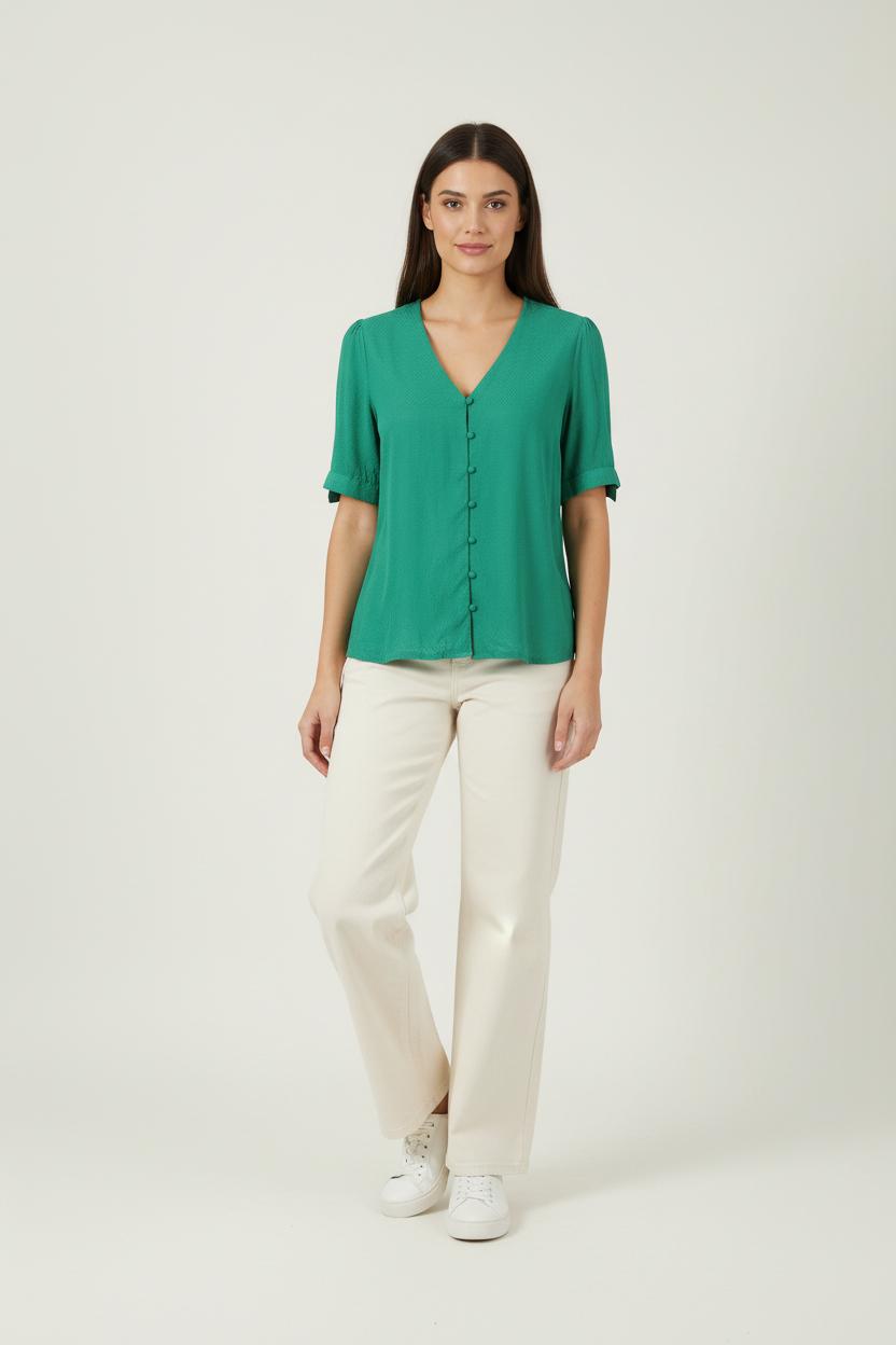 Blouse Verte - Taille XS/34 de la marque Karl Marc John | PARAD88082 - Vendu par Paradigme - Image 1