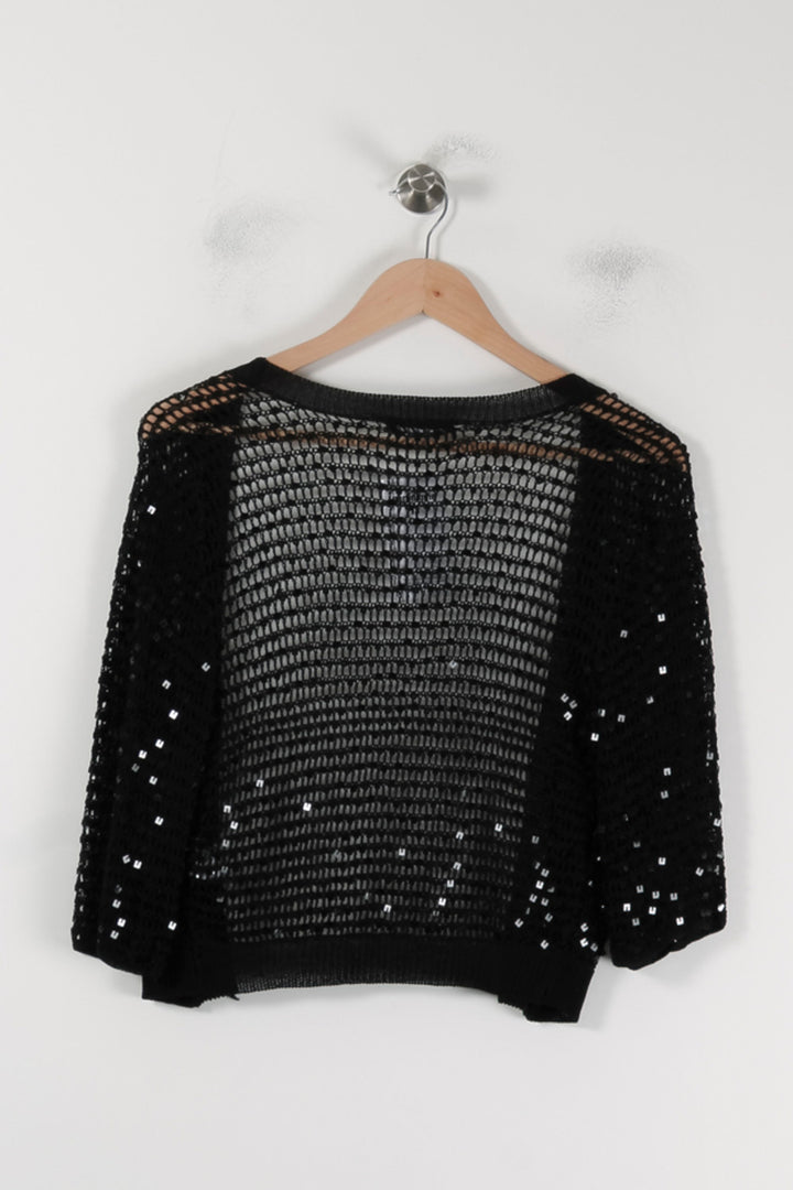 Gilet Noir - Taille M/38 de la marque Caroll | PARAD88091 - Vendu par Paradigme - Image 4