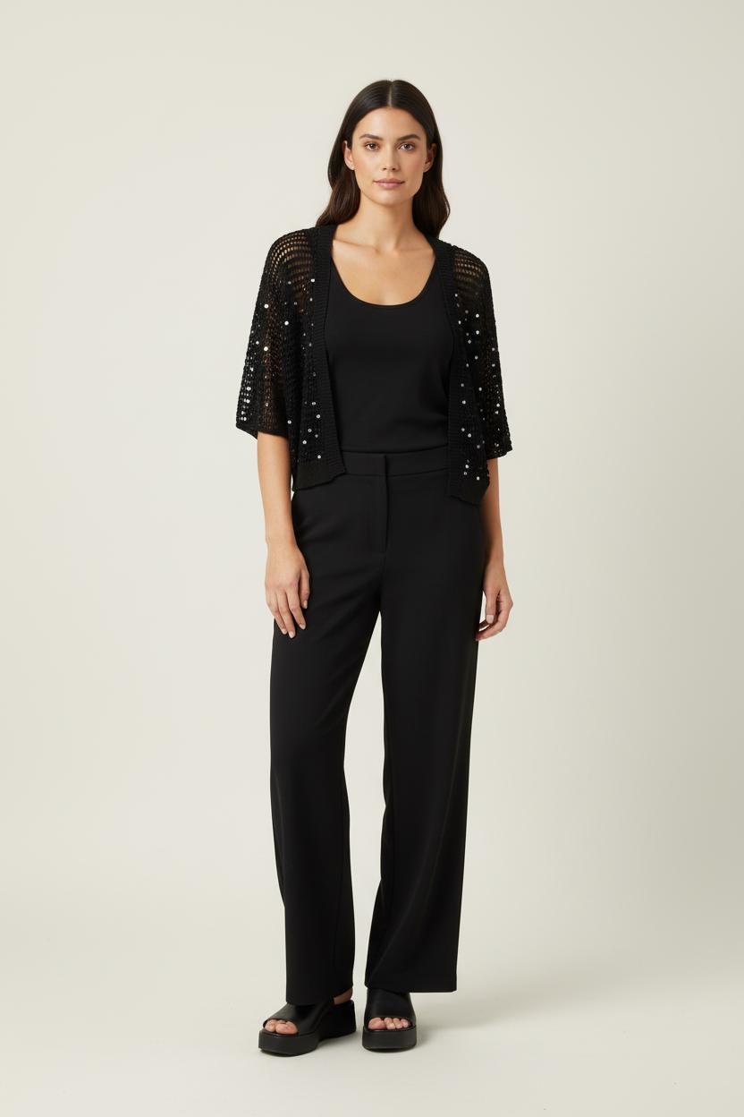 Gilet Noir - Taille M/38 de la marque Caroll | PARAD88091 - Vendu par Paradigme - Image 1
