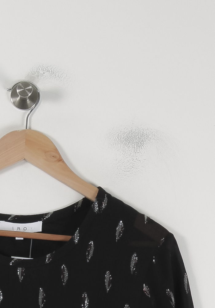 Robe Courte Noire et Argentée - Taille S/36 de la marque IRO | PARAD88092 - Vendu par Paradigme - Image 3