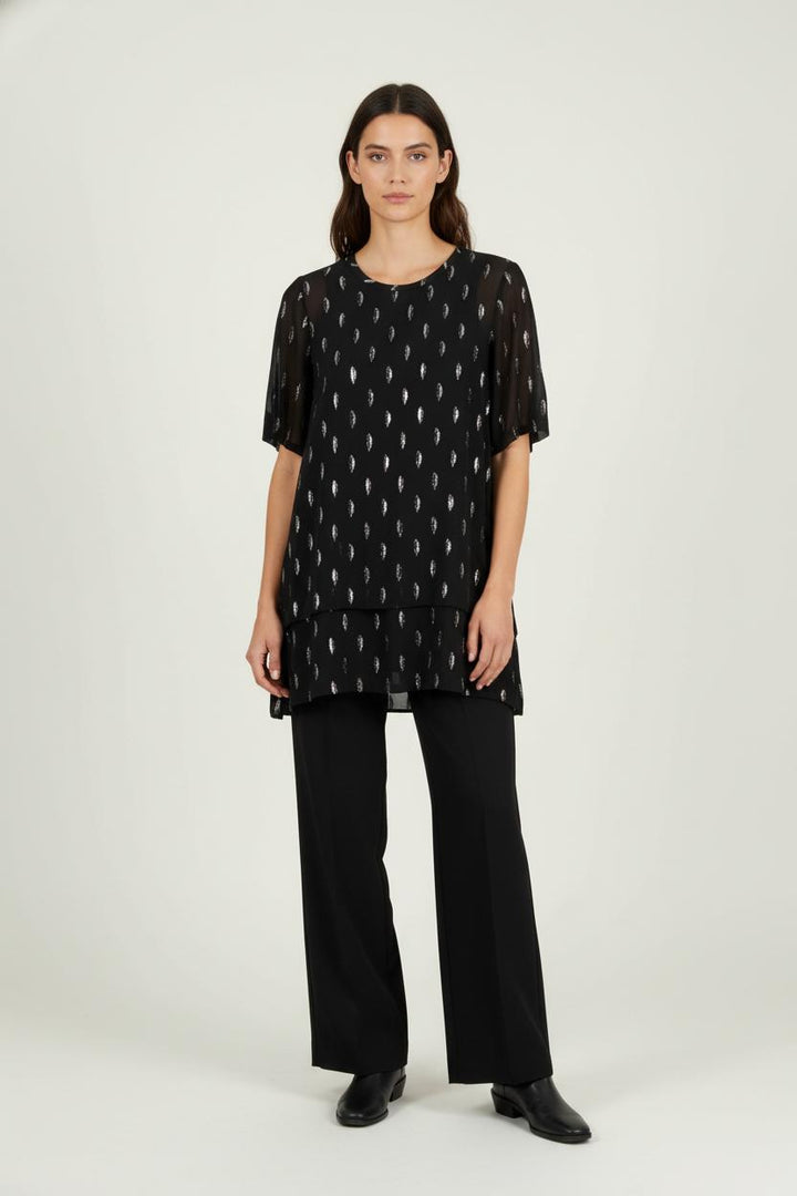 Robe Courte Noire et Argentée - Taille S/36 de la marque IRO | PARAD88092 - Vendu par Paradigme - Image 1