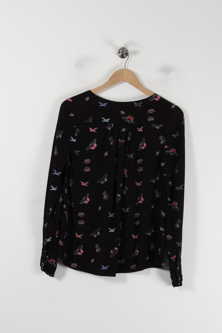 Blouse Noire - Taille XS/34 de la marque ba&sh | PARAD88093 - Vendu par Paradigme - Image 4