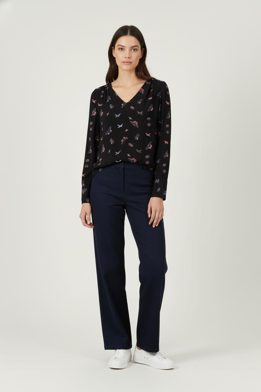Blouse Noire - Taille XS/34 de la marque ba&sh | PARAD88093 - Vendu par Paradigme - Image 1