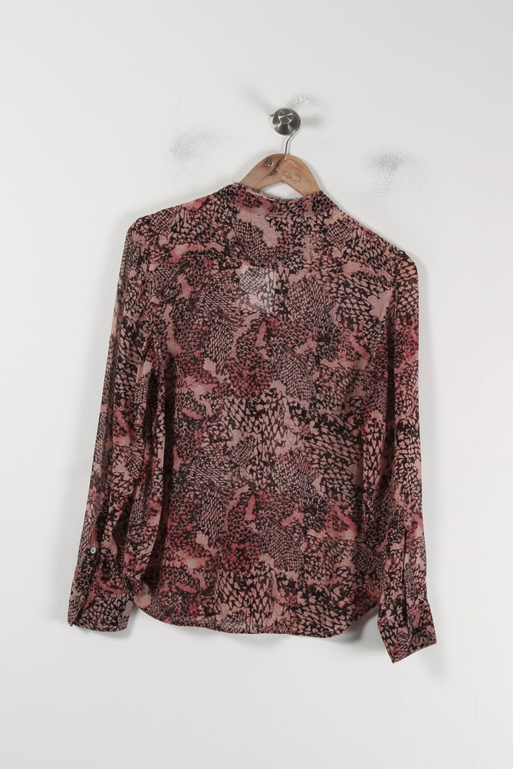 Blouse Rose et Noire - Taille L/40 de la marque IRO | PARAD88097 - Vendu par Paradigme - Image 4