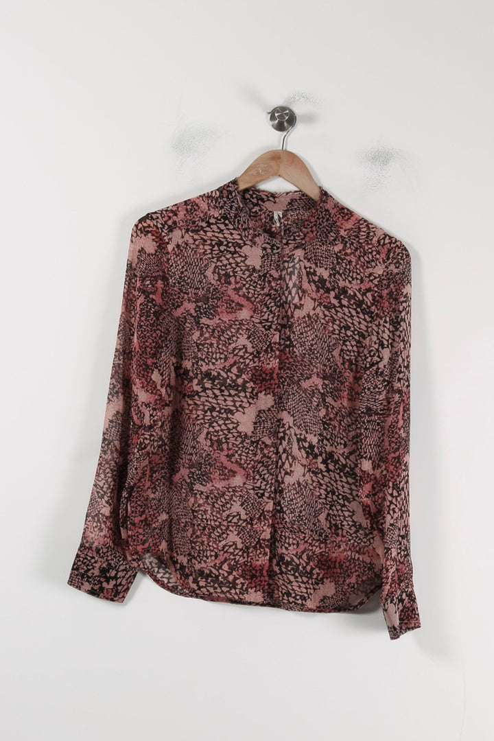 Blouse Rose et Noire - Taille L/40 de la marque IRO | PARAD88097 - Vendu par Paradigme - Image 2