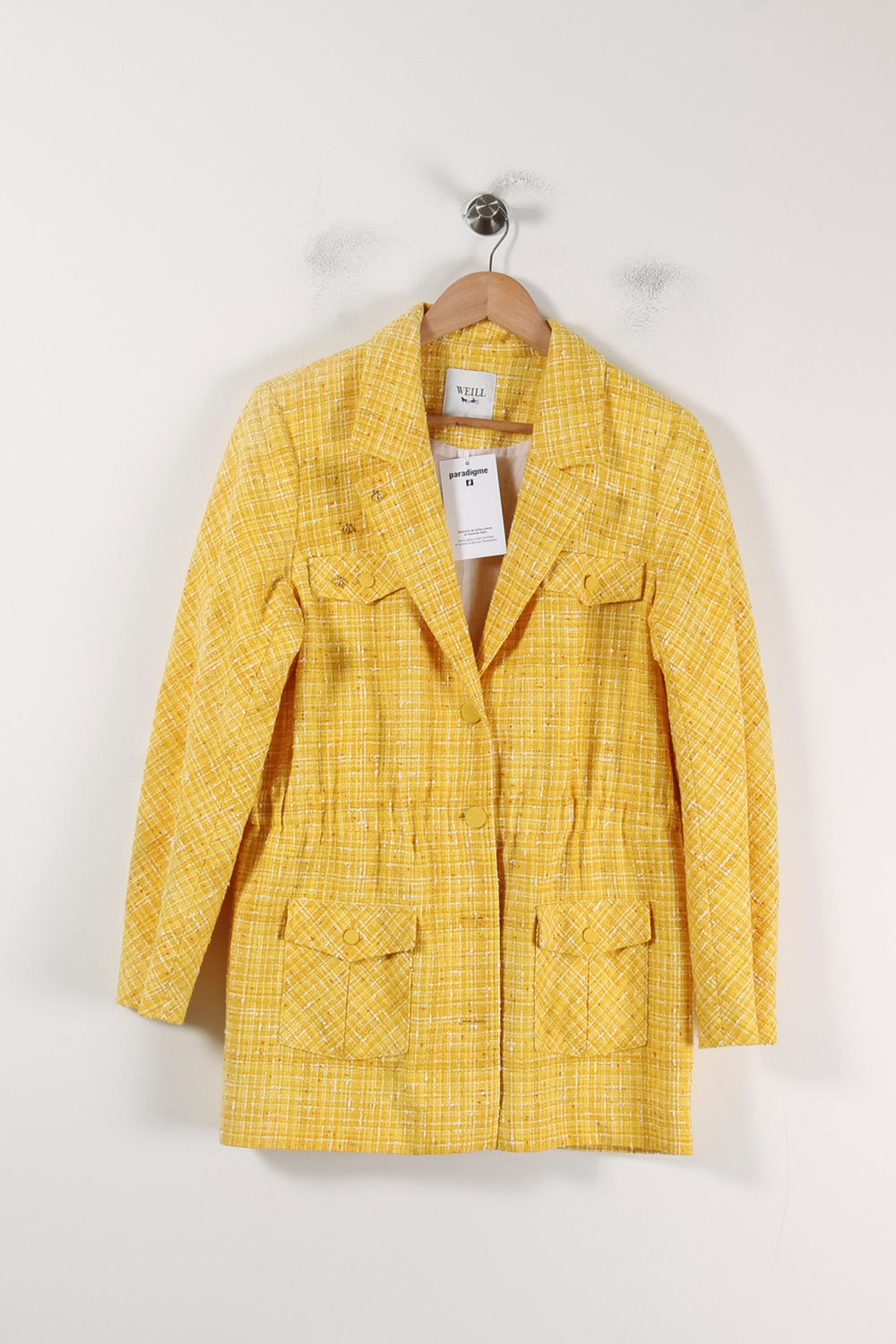 Veste Blazer Jaune - Taille XXL/44 de la marque Weill | PARAD88098 - Vendu par Paradigme - Image 2