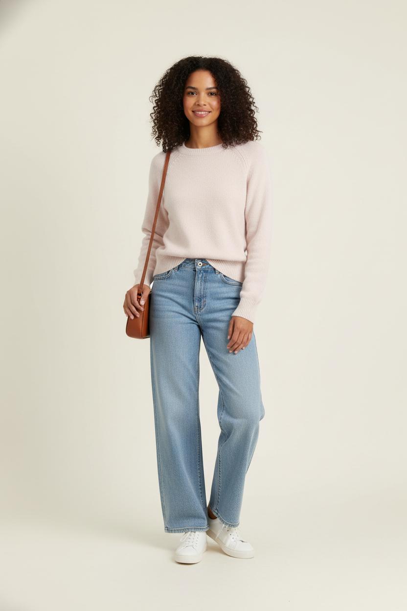 Pull Col Rond Rose - Taille S/36 de la marque From Future | PARAD88102 - Vendu par Paradigme - Image 1