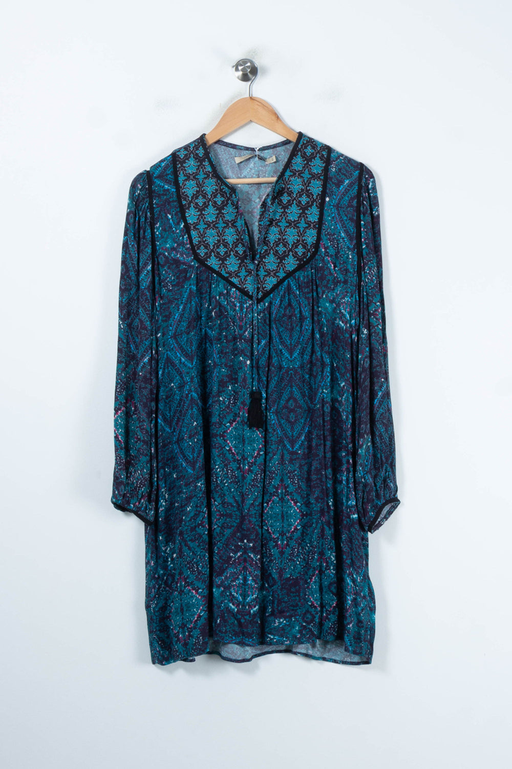 Robe Courte Bleu et Violet - Taille L/40 de la marque La Fée Maraboutée | PARAD88108 - Vendu par Paradigme - Image 2