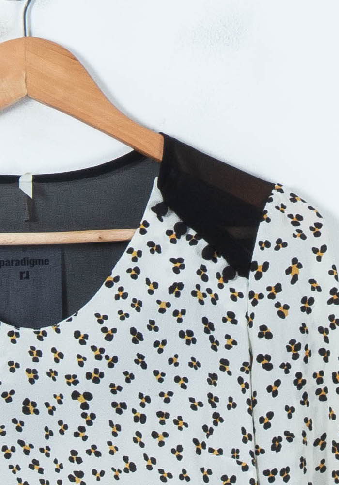 Blouse Blanche et Noire - Taille XS/34 de la marque I.Code | PARAD88115 - Vendu par Paradigme - Image 3