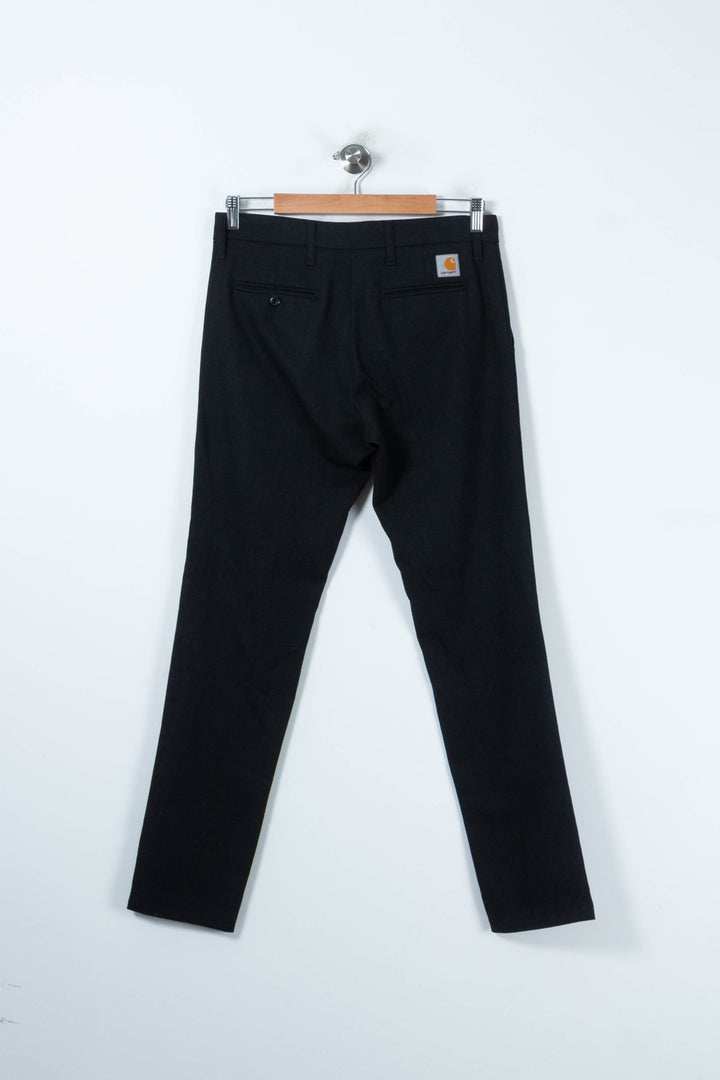 Pantalon Noir - Taille S/36 de la marque Carhartt | PARAD88120 - Vendu par Paradigme - Image 4