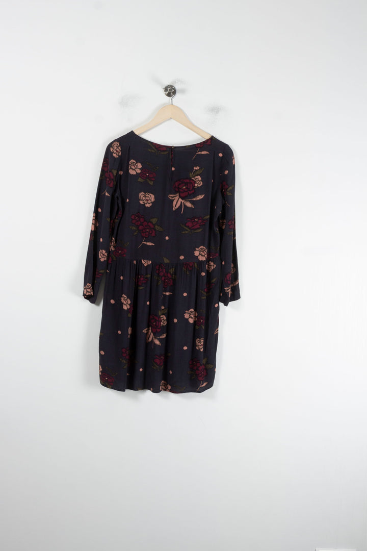 Robe Fleurie Bleue et Rouge - Taille S/36 de la marque Des petits hauts | PARAD88124 - Vendu par Paradigme - Image 4