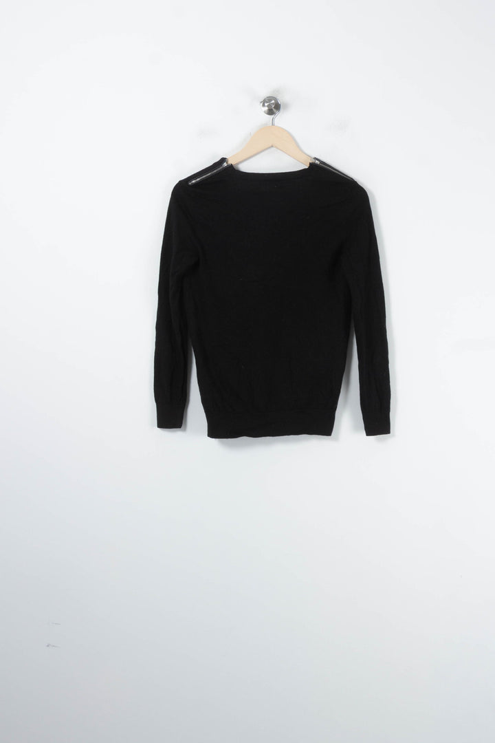 Pull Noir - Taille S/36 de la marque The Kooples | PARAD88126 - Vendu par Paradigme - Image 4