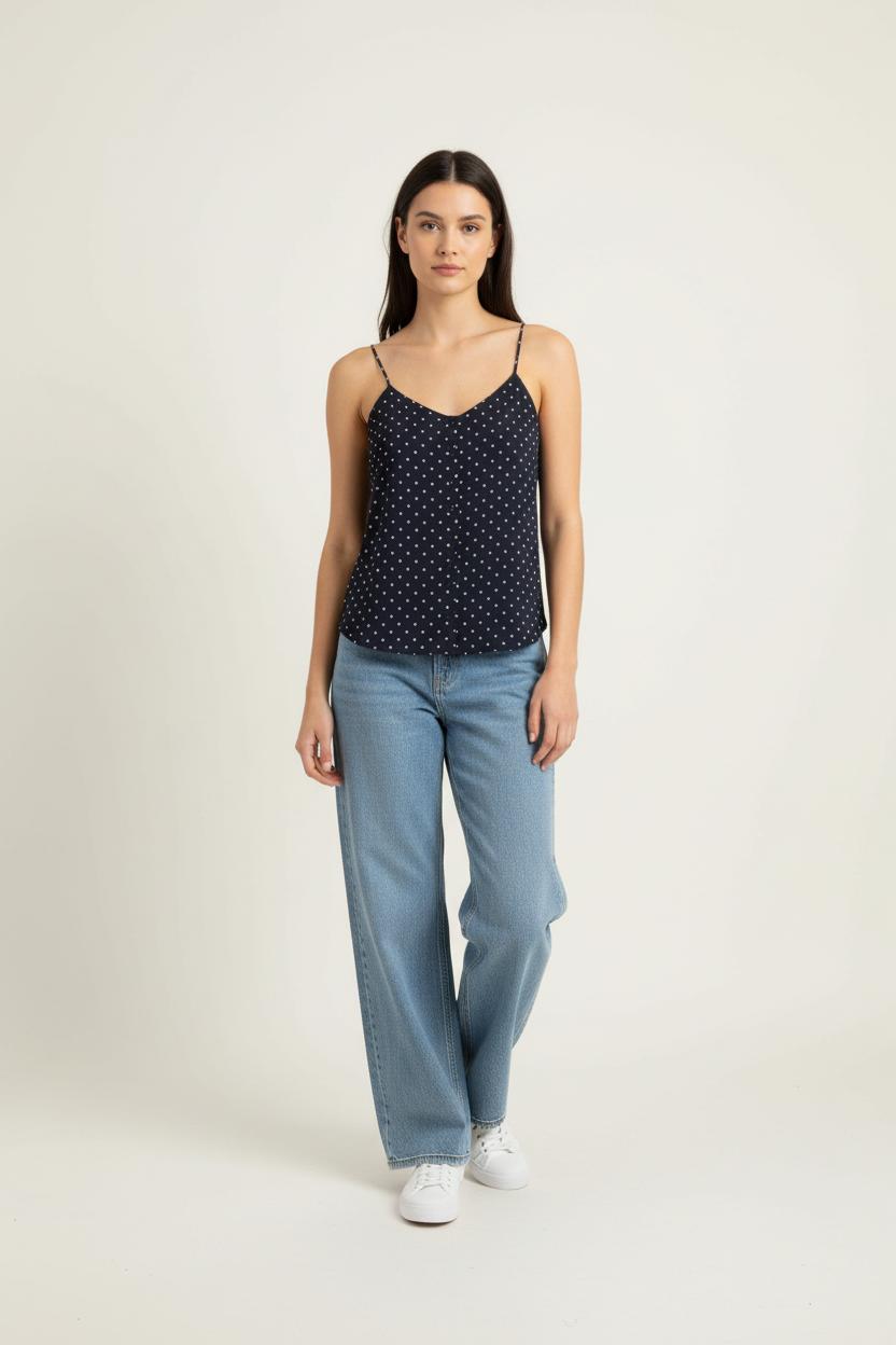 Débardeur Bleu et Blanc - Taille S/36 de la marque Des petits hauts | PARAD88131 - Vendu par Paradigme - Image 1