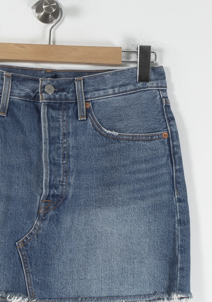Jupe en Jean Bleue - Taille M/38 de la marque Levi's | PARAD88141 - Vendu par Paradigme - Image 3