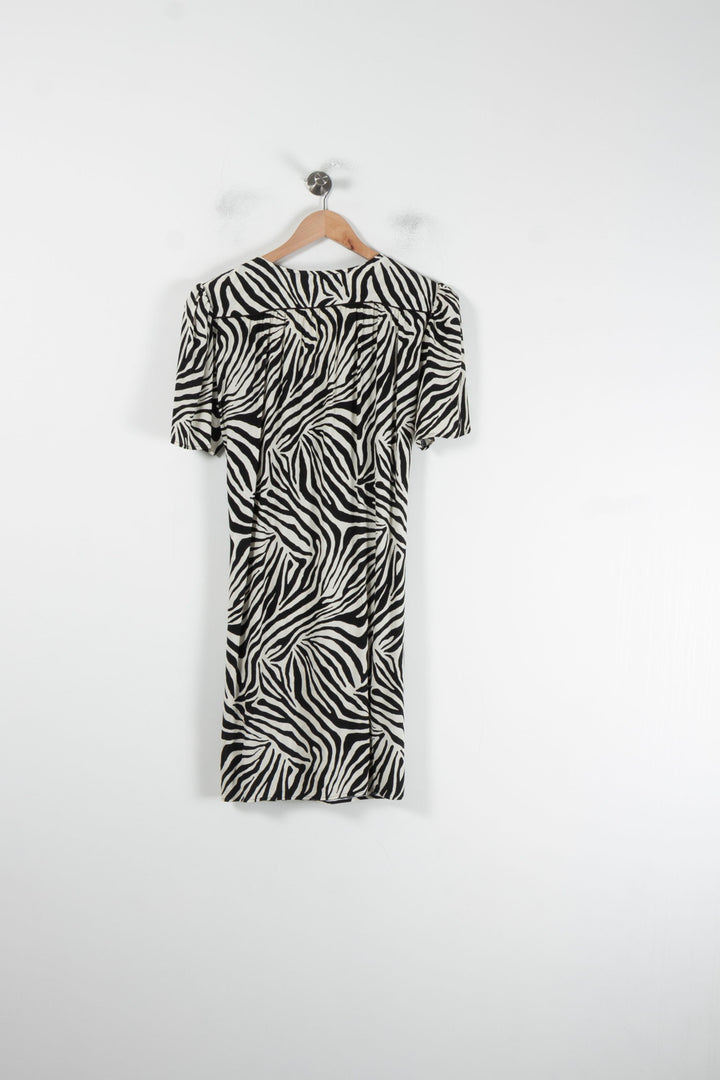 Robe Portefeuille Noire et Blanche - Taille XL/42 de la marque ZAPA | PARAD88142 - Vendu par Paradigme - Image 4