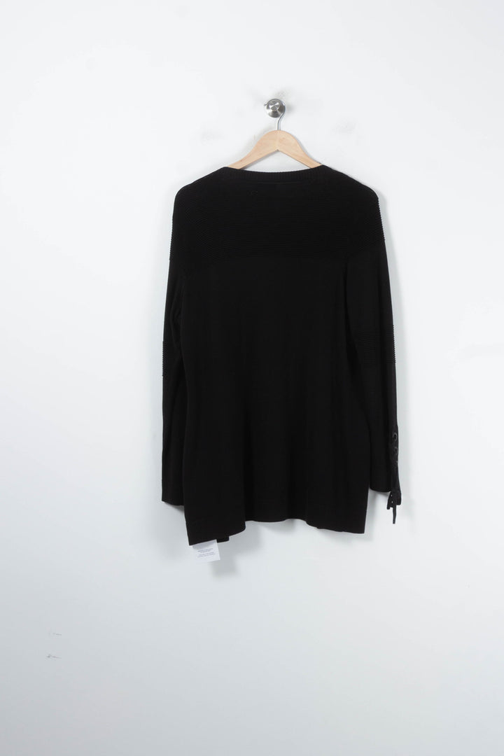 Cardigan Noir - Taille L/40 de la marque IKKS | PARAD88143 - Vendu par Paradigme - Image 4