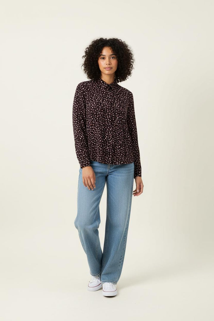 Chemise Noire et Blanche - Taille L/40 de la marque IKKS | PARAD88153 - Vendu par Paradigme - Image 1