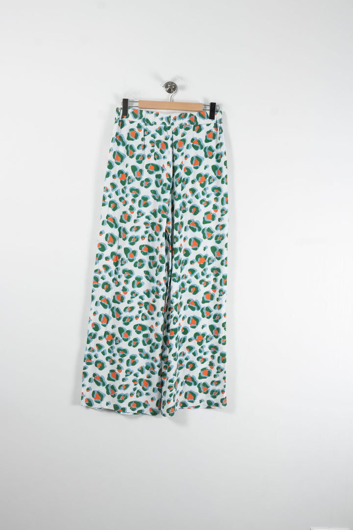 Pantalon Large Blanc Vert et Orange - Taille L/40 de la marque Imprevu | PARAD88164 - Vendu par Paradigme - Image 4