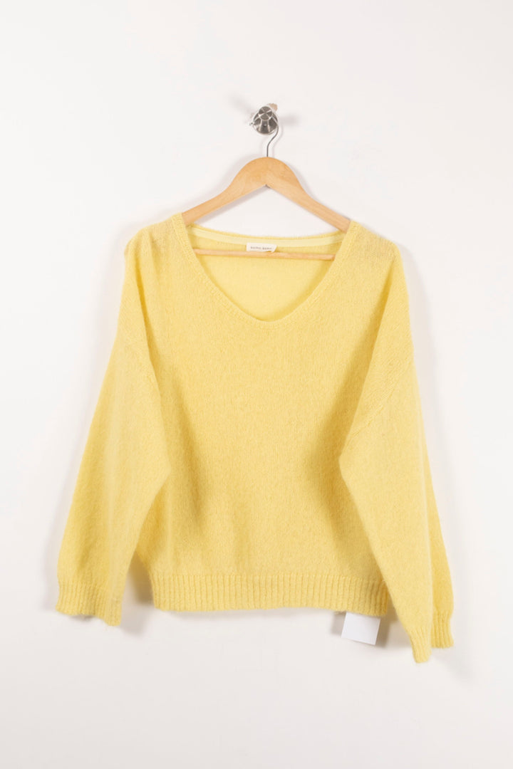 Pull Jaune - Taille L/40 de la marque Karma Koma | PARAD88177 - Vendu par Paradigme - Image 2