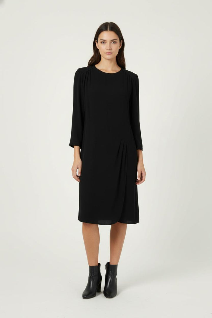 Robe Midi Noire - Taille XL/42 de la marque IKKS | PARAD88181 - Vendu par Paradigme - Image 1
