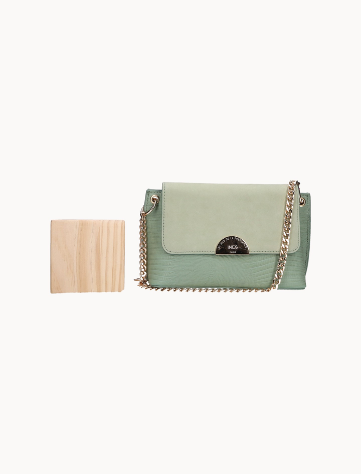 Sac À Main Vert - Taille T.U. de la marque Ines de la Fressange Paris | PARAD88187 - Vendu par Paradigme - Image 2