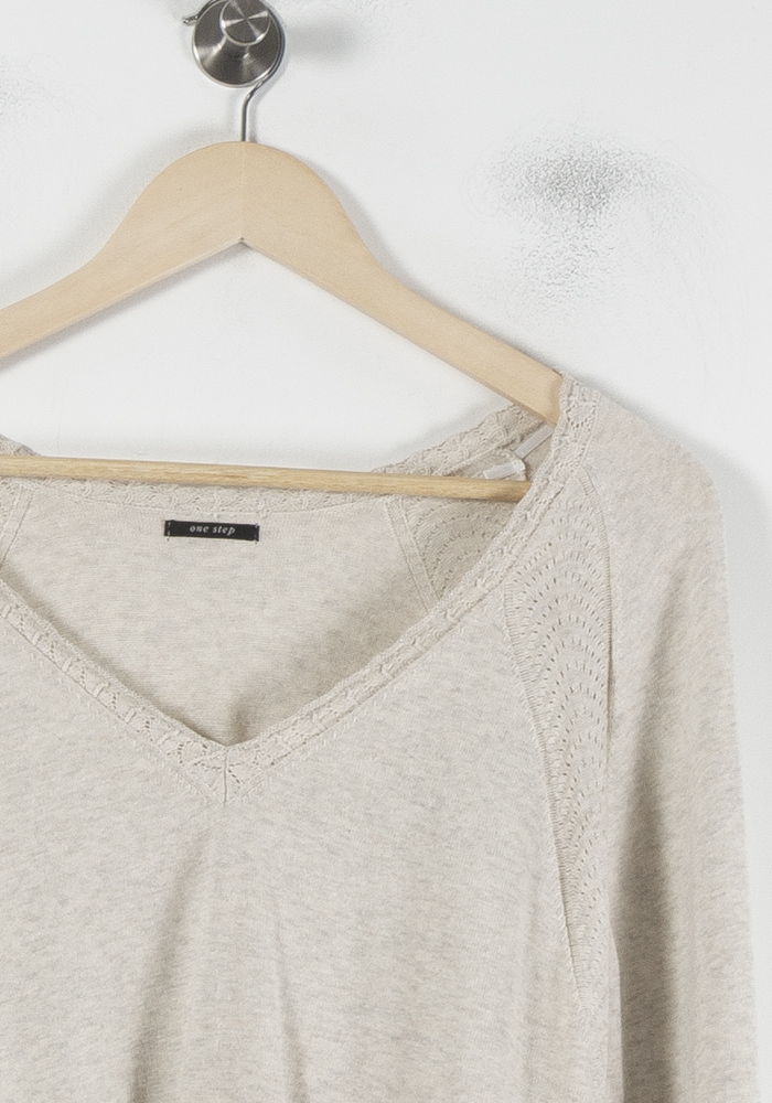 Pull Beige - Taille M/38 de la marque One Step | PARAD88192 - Vendu par Paradigme - Image 3