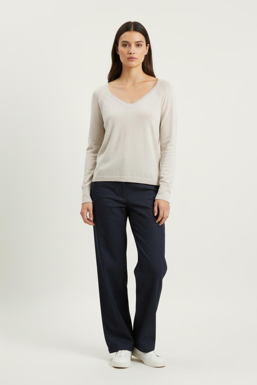 Pull Beige - Taille M/38 de la marque One Step | PARAD88192 - Vendu par Paradigme - Image 1