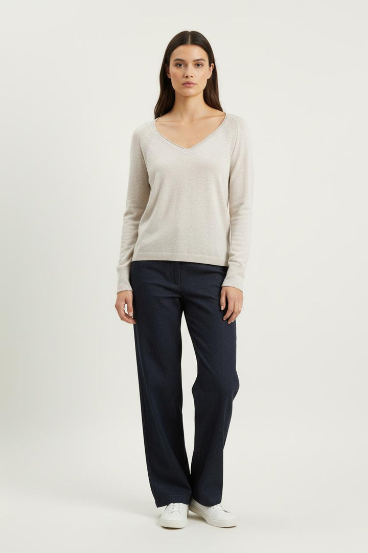 Pull Beige - Taille M/38 de la marque One Step | PARAD88192 - Vendu par Paradigme - Image 1