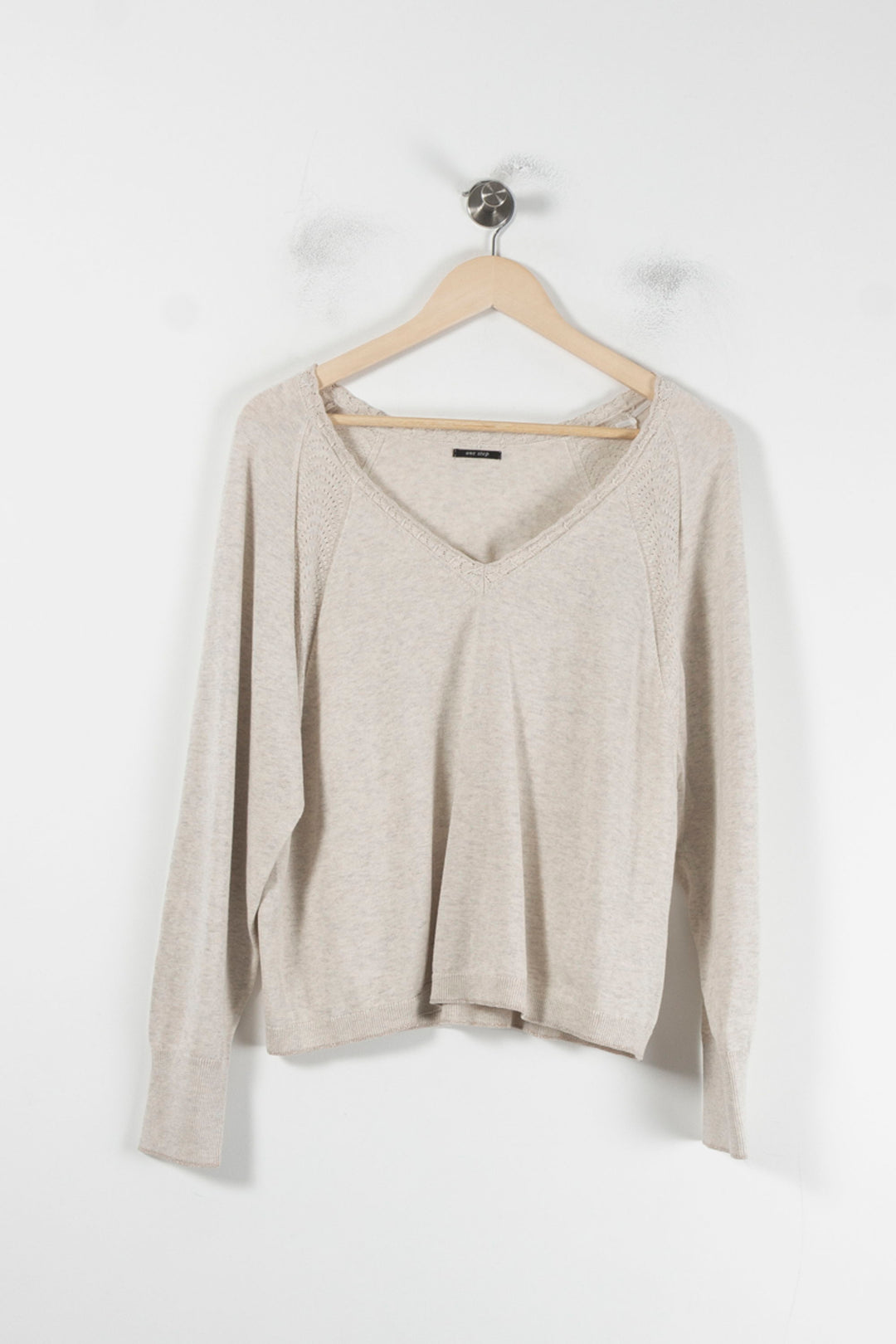 Pull Beige - Taille M/38 de la marque One Step | PARAD88192 - Vendu par Paradigme - Image 2