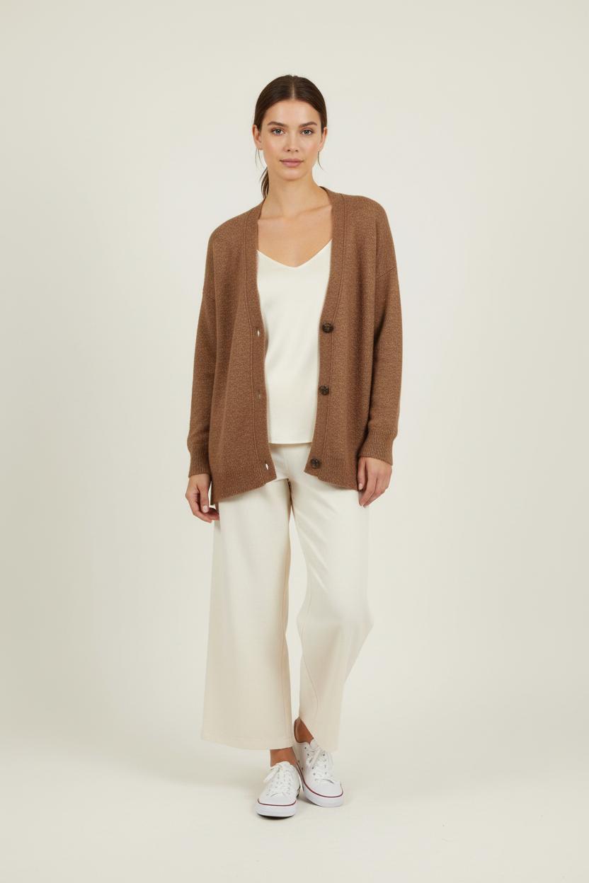 Cardigan Marron - Taille XS/34 de la marque Stella Forest | PARAD88201 - Vendu par Paradigme - Image 1