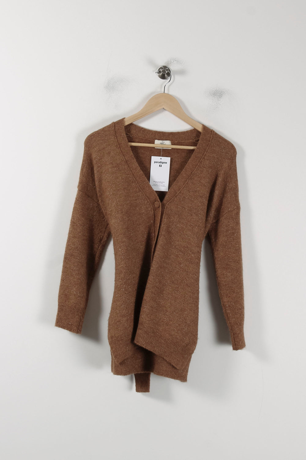 Cardigan Marron - Taille XS/34 de la marque Stella Forest | PARAD88201 - Vendu par Paradigme - Image 2