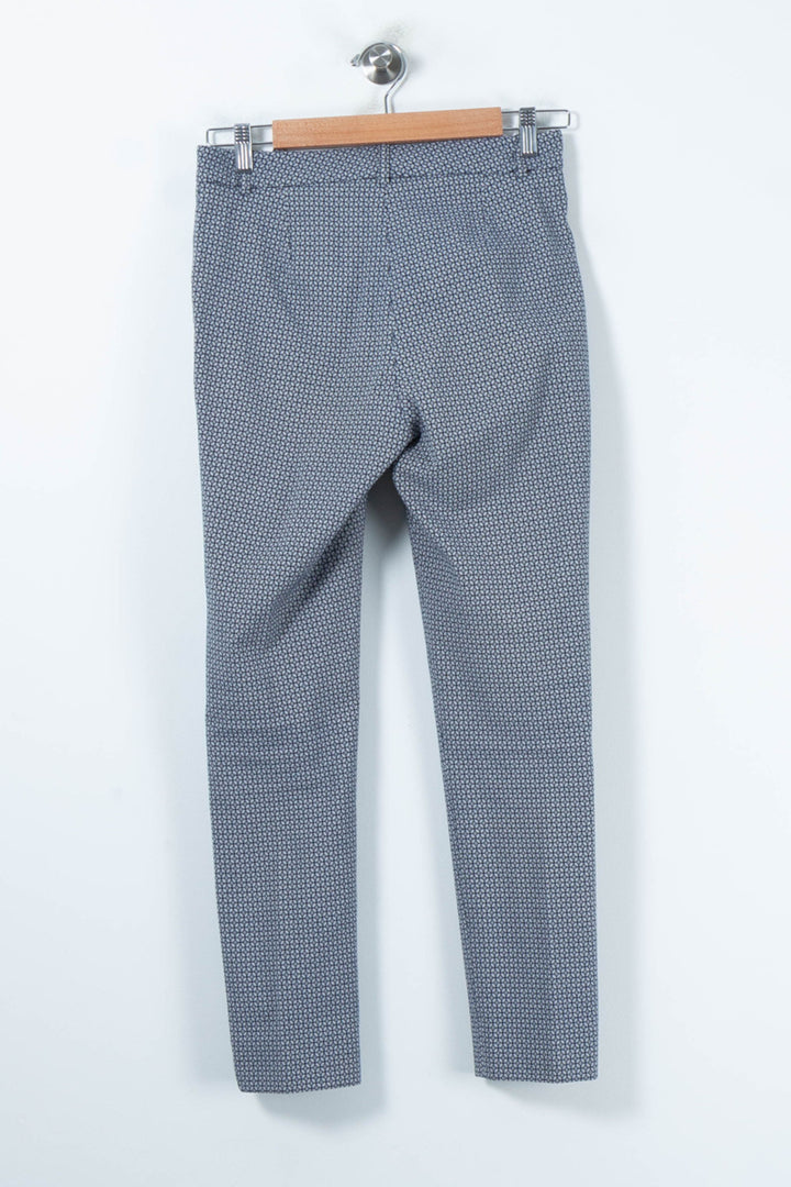 Pantalon De Tailleur Bleu - Taille S/36 de la marque Maison 123 | PARAD88206 - Vendu par Paradigme - Image 4