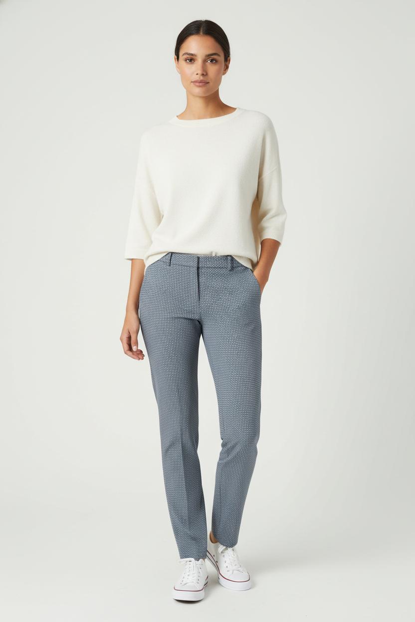 Pantalon De Tailleur Bleu - Taille S/36 de la marque Maison 123 | PARAD88206 - Vendu par Paradigme - Image 1