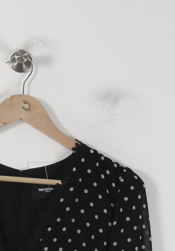 Robe Courte Noire et Blanche - Taille M/38 de la marque The Kooples | PARAD88208 - Vendu par Paradigme - Image 3